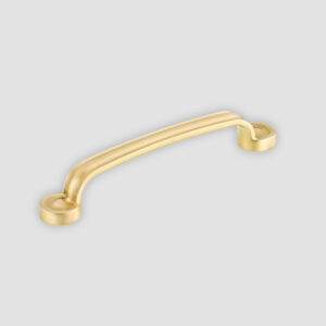 Tradi-pronounced contours-rounded ft Pull Satin Brass