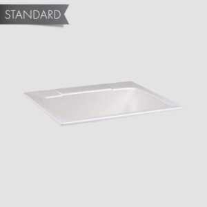 Mustee 10 White Drop-In Sink