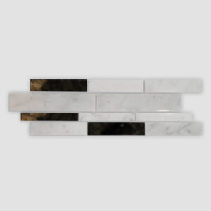 Lavaliere Linear Random Mosaic - Carrara White