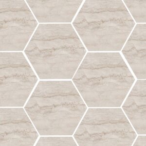 Mythique Marble Arabesque 3 x 3 Botticino MY17